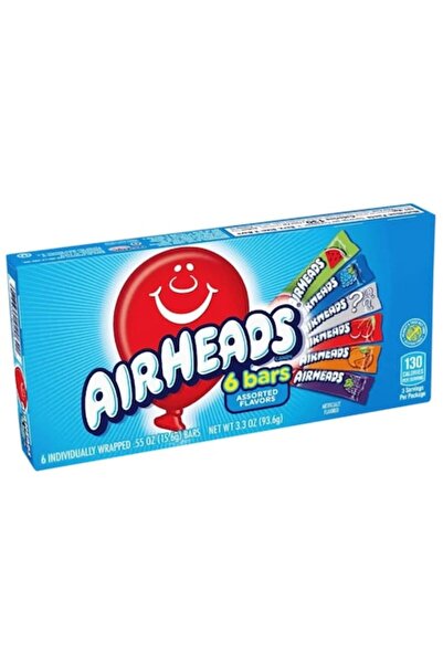 Airheads Τσίχλα, 6 τεμάχια, 94γρ, Πολύχρωμη