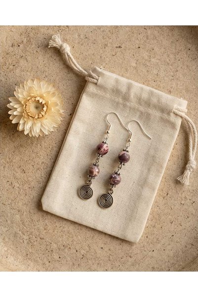 Dodemert Home Alaca Natural Stone Earrings