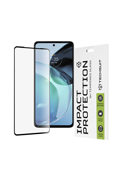 Techsuit Защитно фолио за Motorola Moto G72, противоударно; с цялостно залепв...