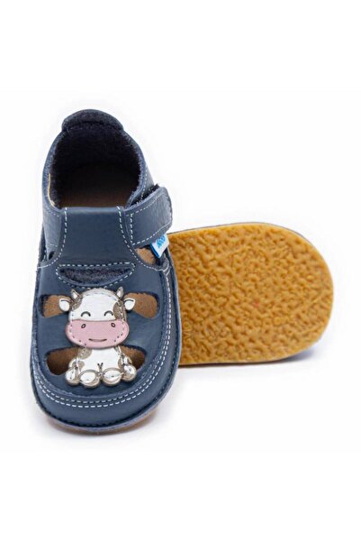 DODO SHOES Sandale copii barefoot Milky, Culoare Smokey sky din piele natural...