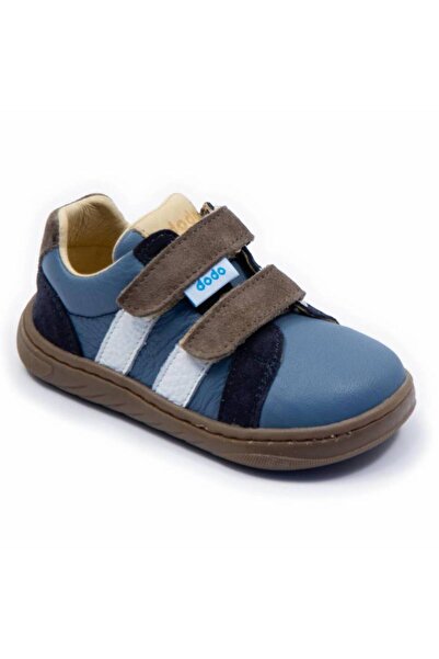DODO SHOES Pantofi copii barefoot Active, Culoare Sky din piele naturala, tal...