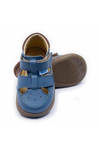 DODO SHOES Sandale copii barefoot Sunrise Lagoon din piele naturala, talpa fl...