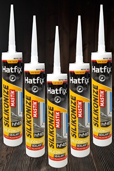 Empressco 5 Adet Hatfix Silikonize Beyaz Mastik 450gr (hf-450)