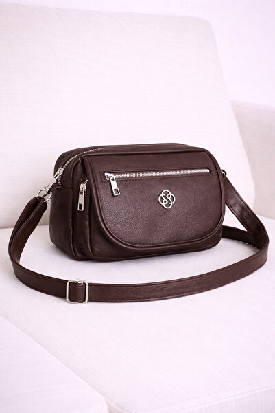 MILANOFOX Γυναικεία δερμάτινη τσάντα χιαστί και ώμου πολλαπλών θηκών για καθη...