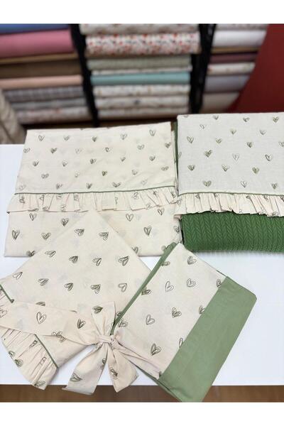 GAYE EV TEKSTİLİ Σετ Παπλωματοθήκης Διπλό Πικέ Βαμβακερό