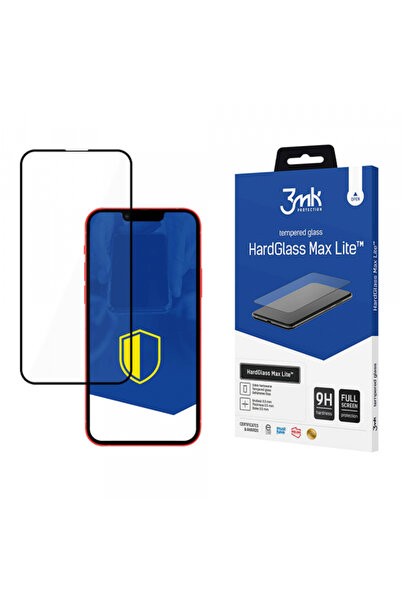 3MK Защитно фолио за Apple iPhone 17e / 16e / 14 / 13 Pro, 3МК, Стъкло, Черен