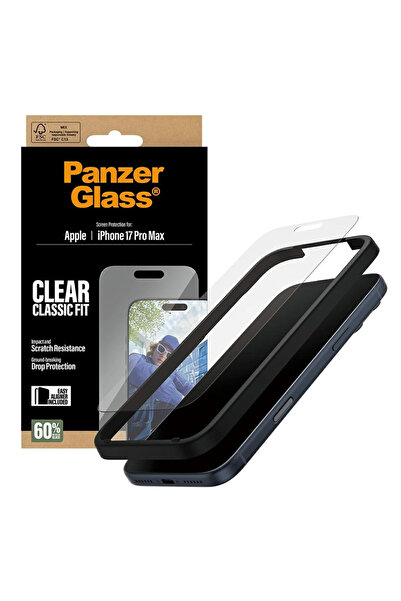 OEM Folie de protectie pentru iPhone 17 Pro Max, PanzerGlass®, transparenta
