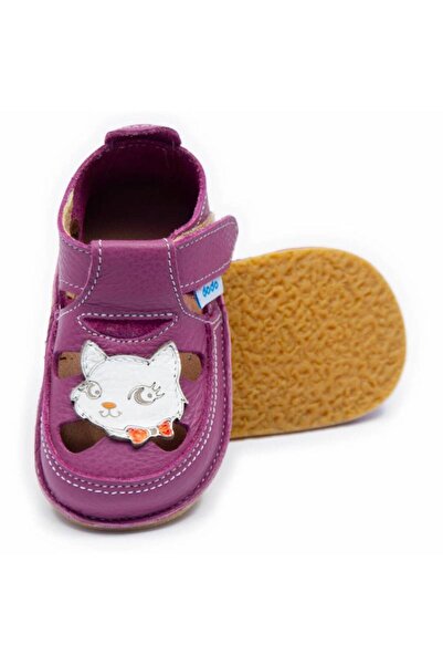 DODO SHOES Sandale copii barefoot Miau, Culoare Petunia din piele naturala, t...