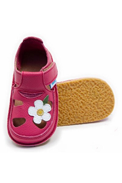 DODO SHOES Sandale copii barefoot Wild Flower, Culoare Orhideea din piele nat...