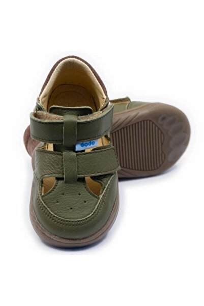 DODO SHOES Sandale copii barefoot Sunrise Moss din piele naturala, talpa flex...