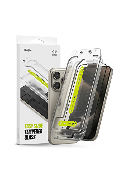Ringke Folie pentru Apple iPhone 16 Pro, Ringke, Sticla, Transparent