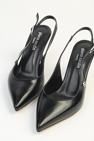 Pierre Cardin Μαύρα γυναικεία παπούτσια με τακούνι PC-55771