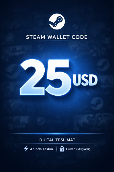 oyunkredi Steam Cüzdan Kodu 25 USD