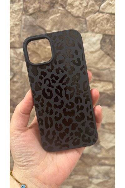 Vip Case iPhone 12 ve 12 Pro Uyumlu Leopar Desenli Silikon Darbe Emici Klasik...
