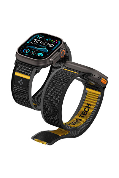Spigen Λουράκι για Apple Watch Ultra, Spigen, Σιλικόνης, Μαύρο