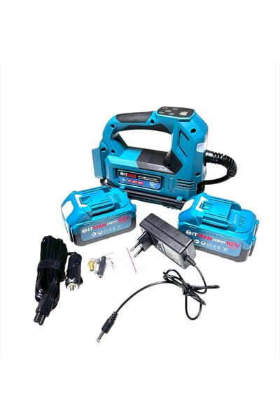 Hitman Συμπιεστής αυτοκινήτου με δύο μπαταρίες 62V 12V