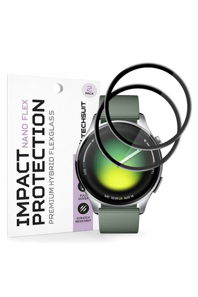 Techsuit Folie pentru Xiaomi Watch, Techsuit, Plastic, Black