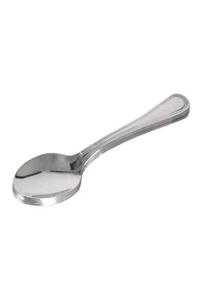 Quttin Set of 6 dessert spoons, Antartica, stainless steel, 14.6x3.4x1cm