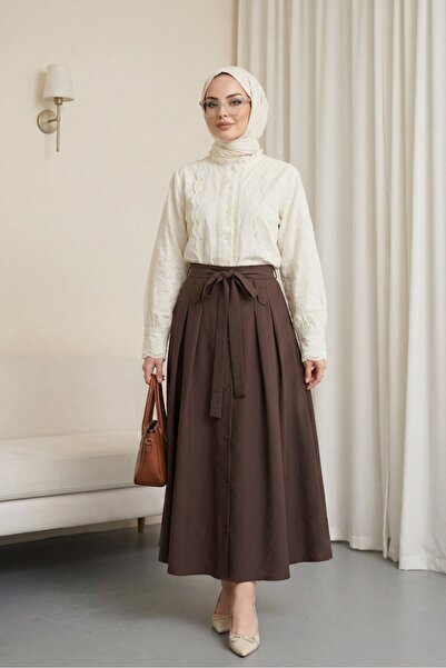 Modamorfo Κεντημένη Vintage Μπλούζα - μπεζ