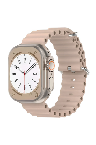 Techsuit Λουράκι για Apple Watch Ultra, Techsuit, Ατσάλινο, Καφέ