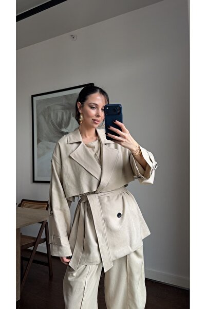 sinemkivanc co ASTARSIZ APOLETLİ TRENÇ