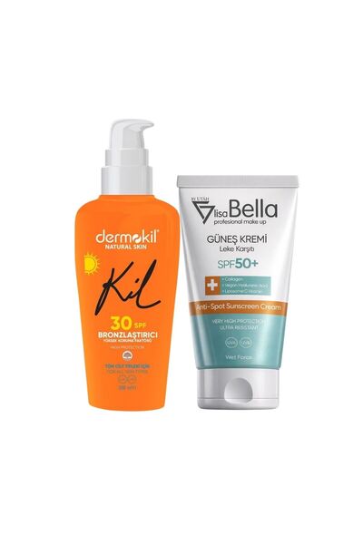 DUY Dermokil Natural 30 SPF Bronzing Sun Milk Lisa Bella 50 مل كريم واقي من ا...