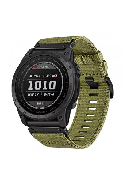 Techsuit Curea W070 pentru Garmin Watch Fenix Series, 26mm, Verde