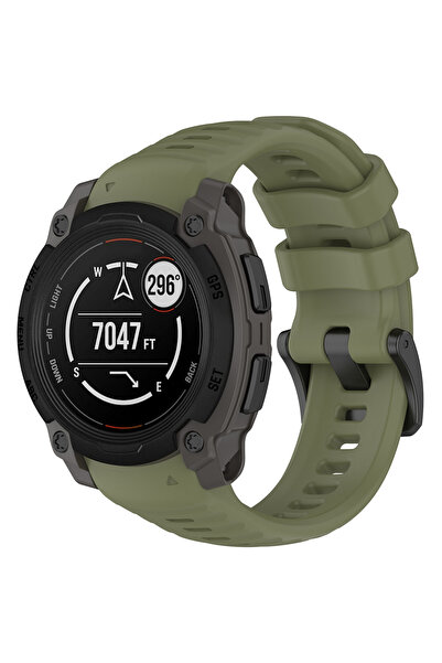 Techsuit Λουράκι για ρολόι Garmin, Techsuit, Σιλικόνης, Πράσινο