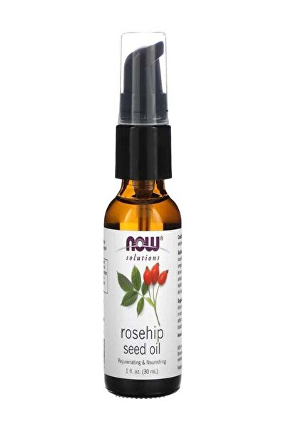 Now Foods ناو سوليوشنز، زيت بذور ثمر الورد النقي 100%، 1 أونصة سائلة أوز.