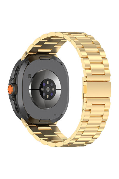 Techsuit Λουράκι για Galaxy Watch, Techsuit, Ατσάλινο, Χρυσό