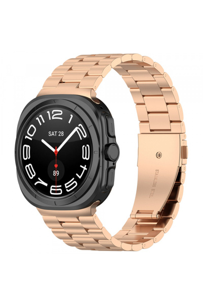 Techsuit Λουράκι για Galaxy Watch 7 Ultra, Techsuit, Σιλικόνης, Ροζ