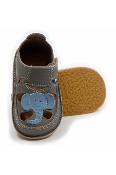 DODO SHOES Sandale copii barefoot Elefantel, Culoare Cafea cu lapte, piele na...