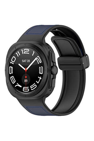 Techsuit Curea W056 pentru Samsung Galaxy Watch Ultra, Bleumarin