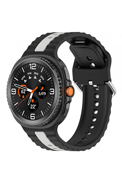 Techsuit Λουράκι για Galaxy Watch, Techsuit, Σιλικόνης, Μαύρο