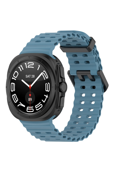 Techsuit Curea pentru Galaxy Watch 7 Ultra, Techsuit, Silicon, Blue