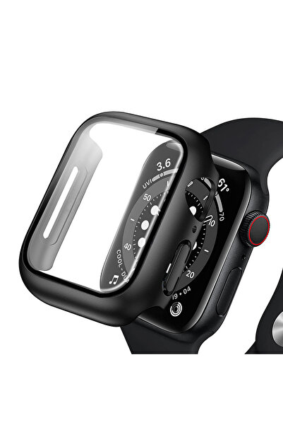 Anank Προστασία για Apple Watch 45 χιλιοστά, Anank, Νανογυαλί, Μαύρο