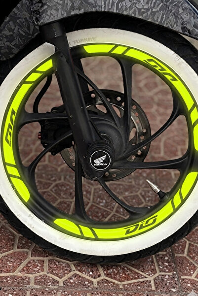 Banxtre Honda Dio için 12 Parça Dio Yazılı Jant Şeridi Sticker Seti