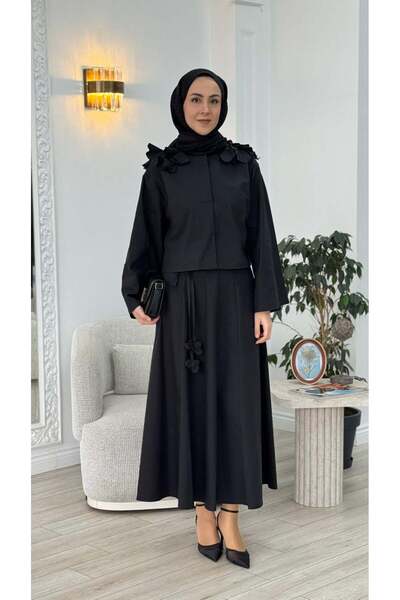 KAHMA COLLECTİON Kahma Floral Shoulder Detail Set 26Y25310