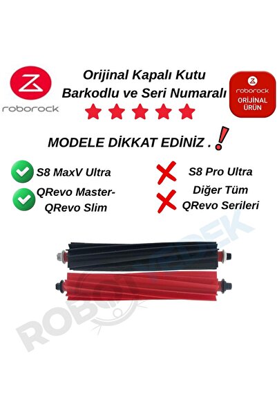 Roborock S8 MaxV Ultra QRevo Master QRevo Slim Γνήσιο Σετ Κύριας Βούρτσας 1 Τ...