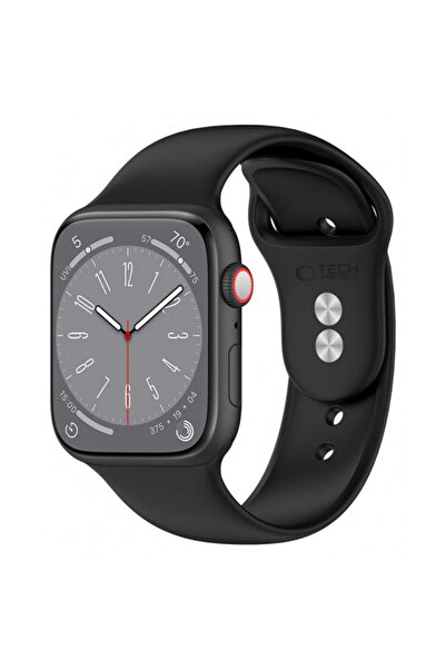 Tech-Protect Θήκη για Apple Watch, Tech-Protect, Σιλικόνης, Μαύρο