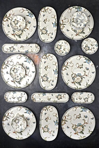 Bev Kitchen Donna 6 Kişilik 29 Parça Porselen Kahvaltı Takımı