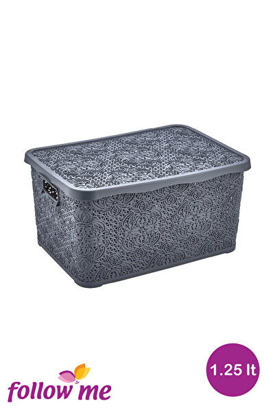 follow me Embroidery Multi-Purpose Box 1.25Lt (Smoked)