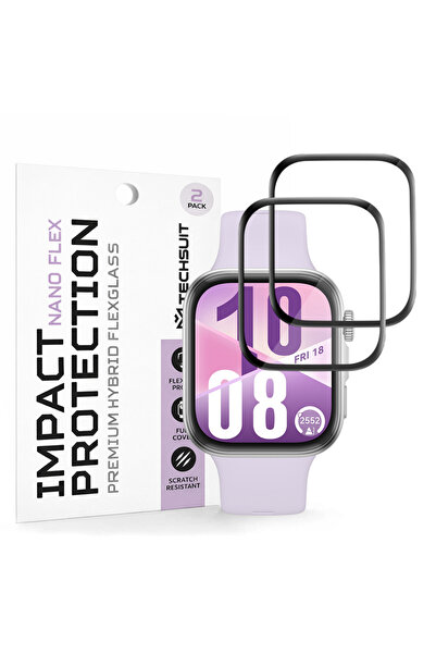 Techsuit Θήκη Huawei Watch, Techsuit, Πλαστικό, Μαύρο