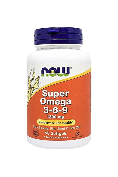Now Foods Super Omega 3-6-9 1200 mg 90 Softgels