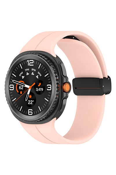 Techsuit Λουράκι για Galaxy Watch, Techsuit, Μεταλλικό, Ροζ