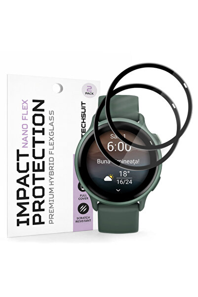 Techsuit Θήκη ρολογιού Garmin, Techsuit, Πλαστικό, Μαύρο