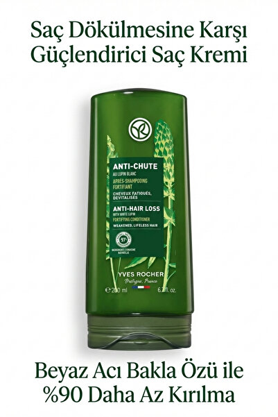 Yves Rocher بلسم الشعر النباتي المعزز بالبريبايوتك المضاد للتساقط 200 مل