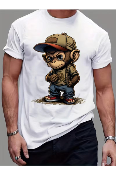 LİNA06 Men'S Minimalist Casual Sports Business Fashion T-Shirt