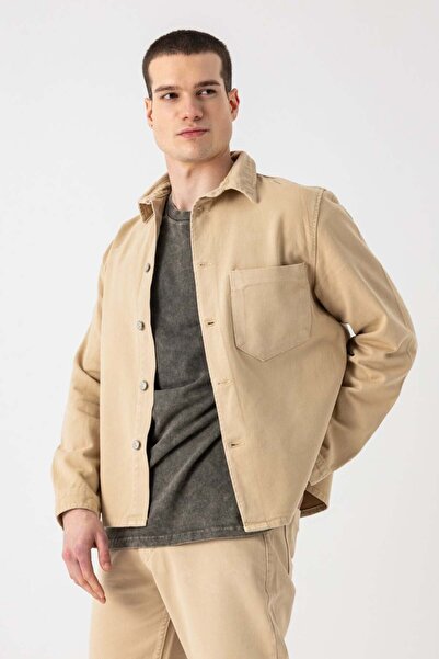 i8 Denim Single Pocket Denim Outer Shirt