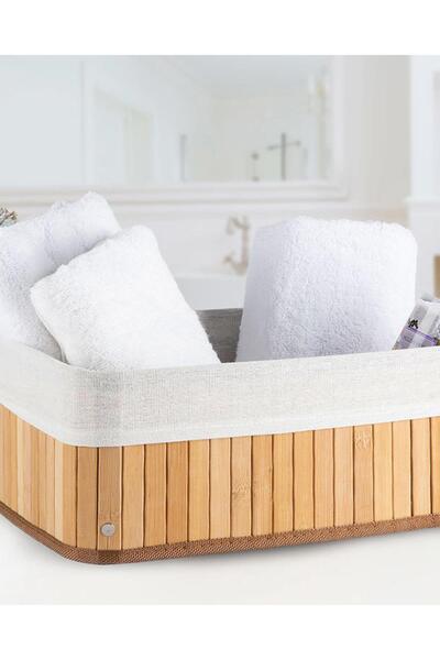 English Home Εκλεκτό Καλάθι 20x15x10 εκ. Μπεζ (9.03.2026)